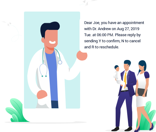 Use Reson8 with your medical applications for customer appointment bookings and reminders