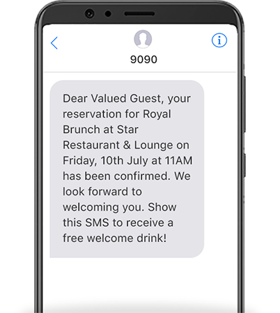 Enhance efficiency for your business and guests when using SMS communications in the Hospitality Industry